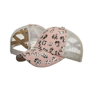 Pink Metallic Leopard Hat
