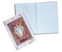 Unicorn Moving Glitter Journal
