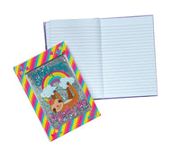 Sloth Moving Glitter Journal