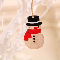 Wood Snowman Ornament