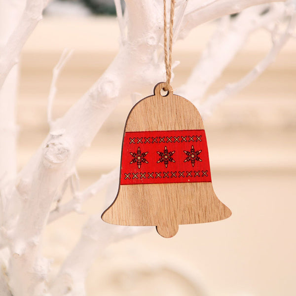 Wood Bell Ornament