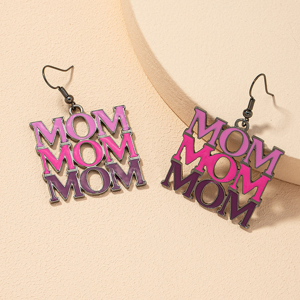 Pink Mom Earrings