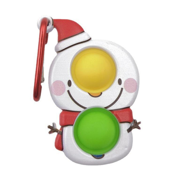 Snowman Popper Keychain