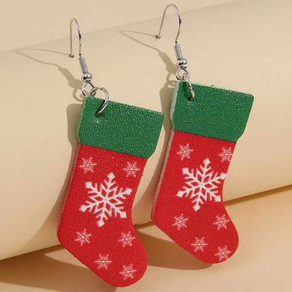 Snowflake Stocking Earrings