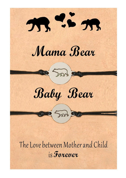 Mama Bear Bracelet Card