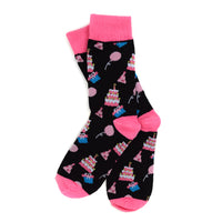 Women's Birthday Cake Novelty Socks
