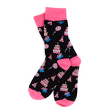 Women's Birthday Cake Novelty Socks