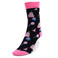 Women's Birthday Cake Novelty Socks