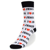 Women's "I Love Jesus" Novelty Socks