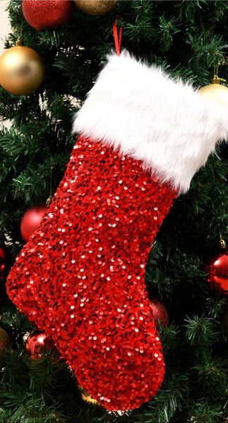 Red Sequin Stocking