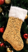 Gold Sequin Stocking