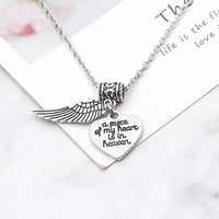 A Piece Of My Heart Is In Heaven Necklace