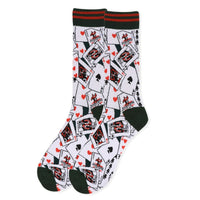 Men's Playing Cards Novelty Socks