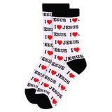 Women's "I Love Jesus" Novelty Socks