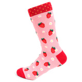 Women's Strawberry Novelty Socks