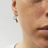 Gold Scissor Earrings