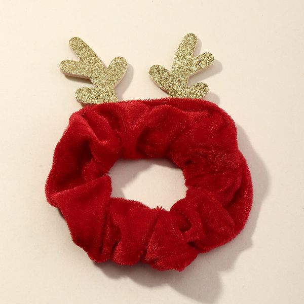 Antler Scrunchie - Red