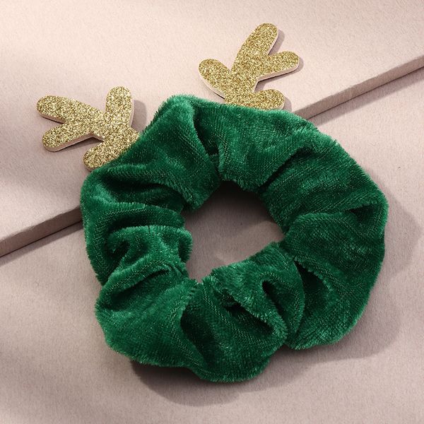 Antler Scrunchie - Green