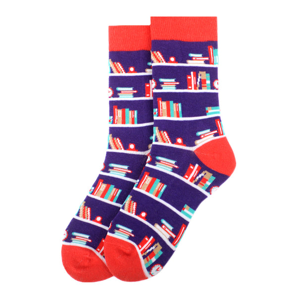 Women's Library Books Novelty Socks