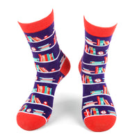 Women's Library Books Novelty Socks