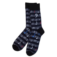 Men's Music Note Novelty Socks