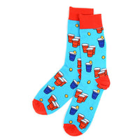 Men's Beer Pong Novelty Socks