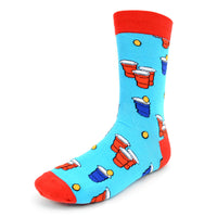 Men's Beer Pong Novelty Socks