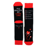 Women's Health Care Stethoscope Novelty Socks