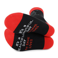 Women's Health Care Stethoscope Novelty Socks