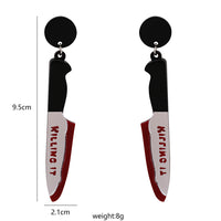"Killing It" Knife Earrings