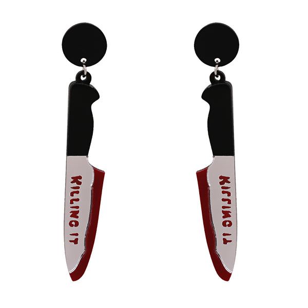 "Killing It" Knife Earrings
