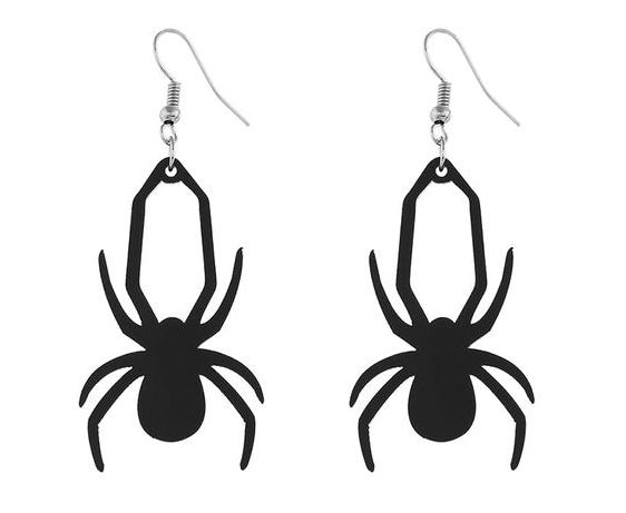 Acrylic Spider Earrings