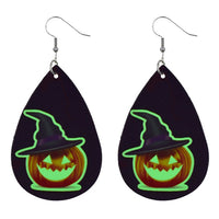 Pumpkin Witch Earrings