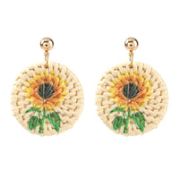 Bohemian Sunflower Earrings