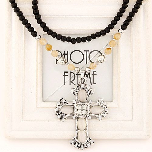 Chunky Cross Necklace
