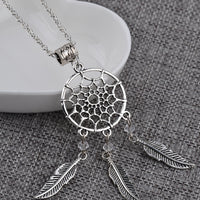 Silver Dreamcatcher Necklace