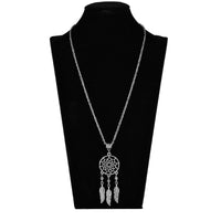 Silver Dreamcatcher Necklace