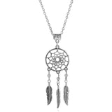 Silver Dreamcatcher Necklace