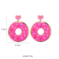 Strawberry Donut Earrings