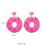 Strawberry Donut Earrings