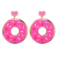 Strawberry Donut Earrings