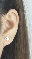 Silver Dragon Earrings