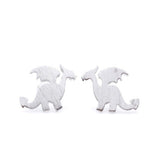 Silver Dragon Earrings
