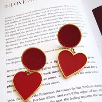 Red Heart Earrings