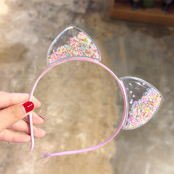 Cat Ears Headband - Star Confetti