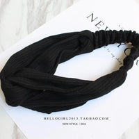Black Knotted Headband