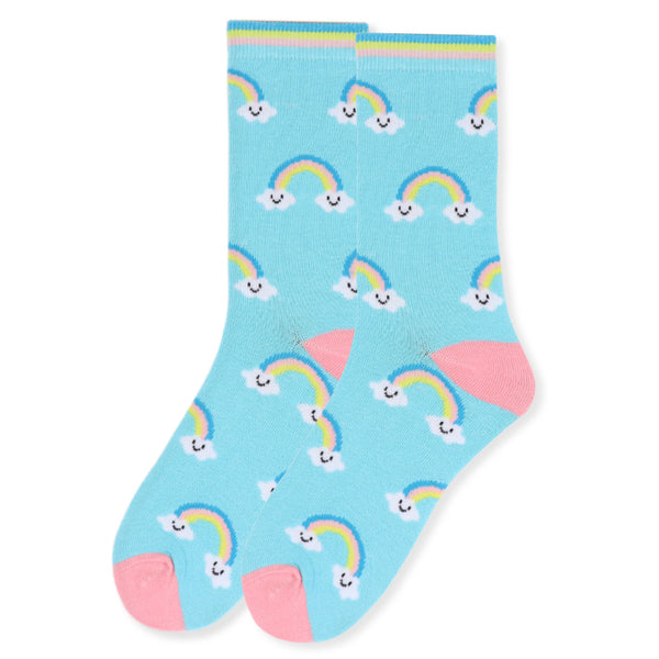 Women's Rainbow Cloud Novelty Socks