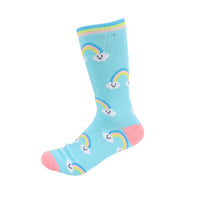 Women's Rainbow Cloud Novelty Socks