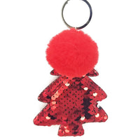 Sequin Tree Keychain