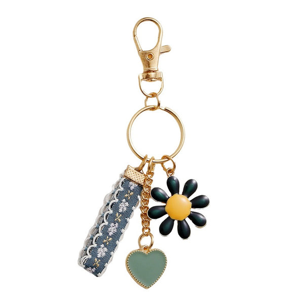 Green Heart Keychain